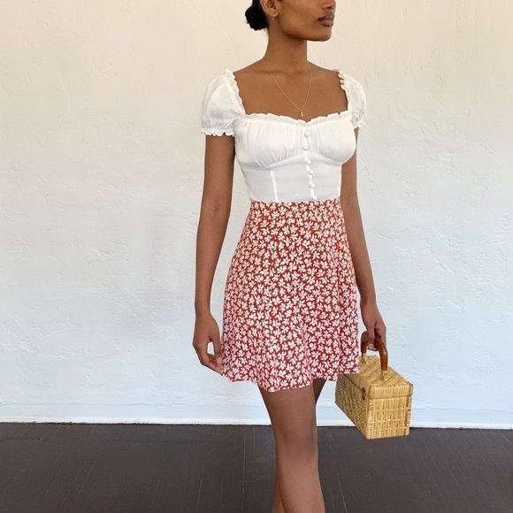 Floral Mini Dresses & Skirts